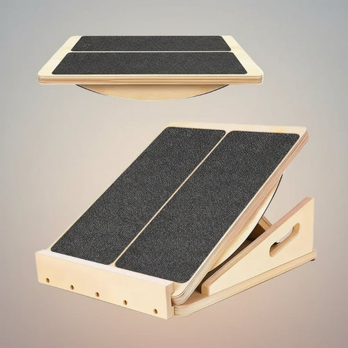 2-in-1 Wooden Balance & Slant Board