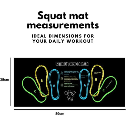 Squat Target Mat – Foot Position Guide