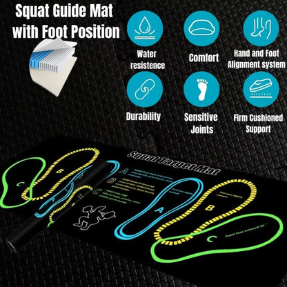 Squat Target Mat – Foot Position Guide