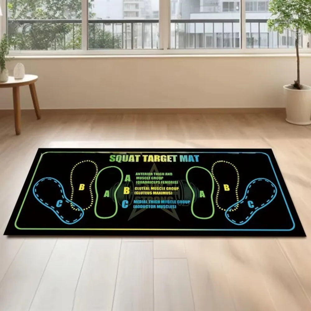 Squat Target Mat – Foot Position Guide
