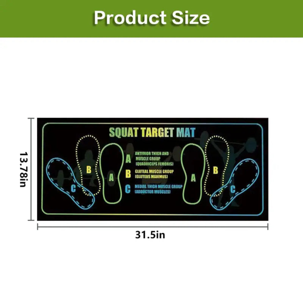 Squat Target Mat – Foot Position Guide