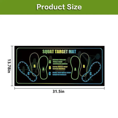 Squat Target Mat – Foot Position Guide