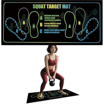Squat Target Mat – Foot Position Guide