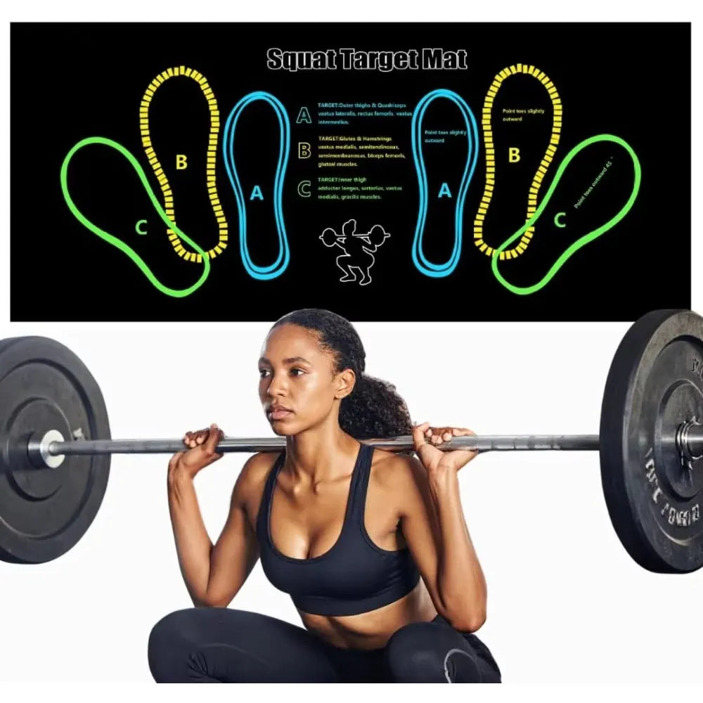 Squat Target Mat – Foot Position Guide