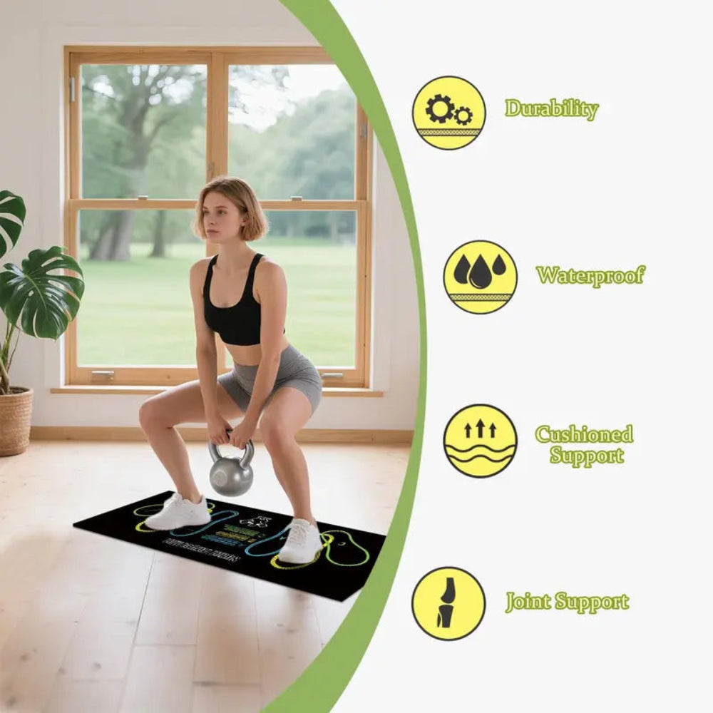 Squat Target Mat – Foot Position Guide