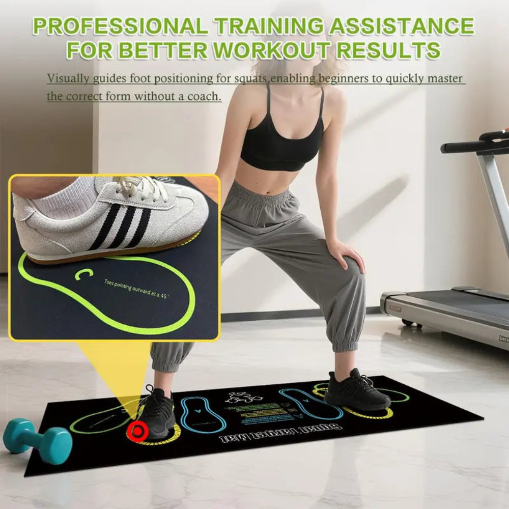 Squat Target Mat – Foot Position Guide