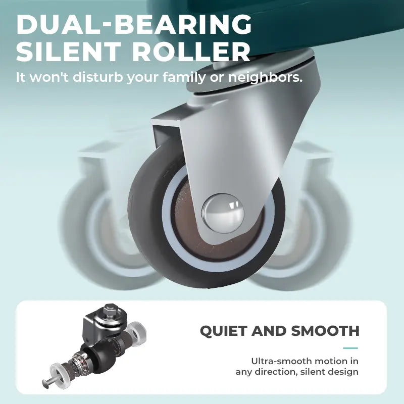 Steplabb Silent 4-Wheel Ab Roller