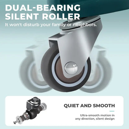 Steplabb Silent 4-Wheel Ab Roller